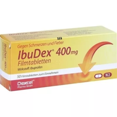 IBUDEX 400 mg film kaplı tablet, 50 adet