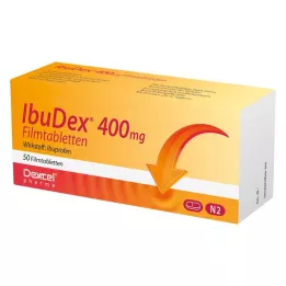 IBUDEX 400 mg film kaplı tablet, 50 adet