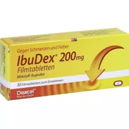 IBUDEX 200 mg film kaplı tablet, 30 adet