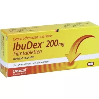 IBUDEX 200 mg film kaplı tablet, 30 adet