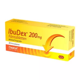 IBUDEX 200 mg film kaplı tablet, 30 adet