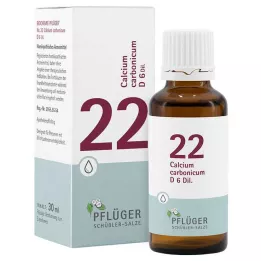 BIOCHEMIE Pflüger 22 Kalsiyum karbonikum D 6 damla, 30 ml