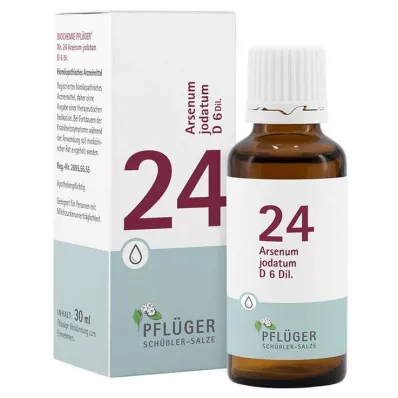 Biyokimya Pflueger 24 Arsenum jodatum D 6 damla, 30 ml Biyokimya Pflueger 24 Arsenum jodatum D 6 damla, 30 ml