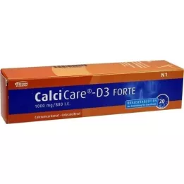 CALCICARE D3 forte efervesan tablet, 20 adet