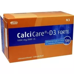 CALCICARE D3 forte efervesan tablet, 120 adet