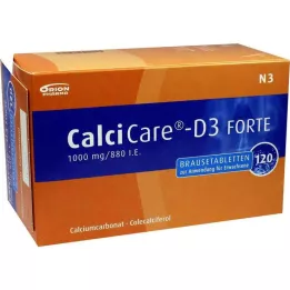 Calcicare D3 forte efervesan tabletler, 120 adet