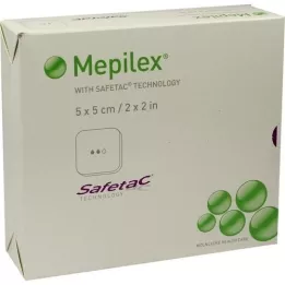 MEPILEX 5x5 cm köpük sargı, 5 adet