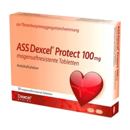 ASS Dexcel Protect 100 mg enterik kaplı tablet, 50 adet