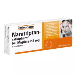 NARATRIPTAN-ratiopharm for migraine film kaplı tablet, 2 adet