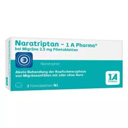 [1a Pharma migren için 2,5 mg film kaplı tablet, 2 adet