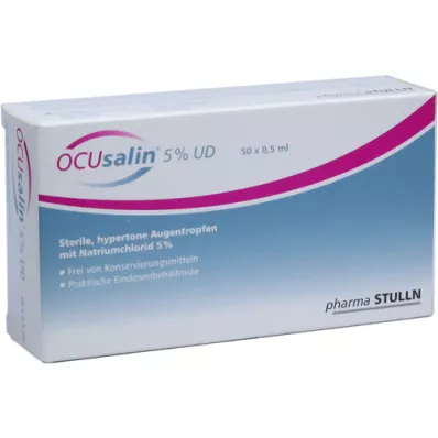 OCUSALIN %5 UD Göz damlası, 50X0,5 ml