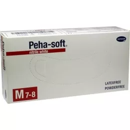 PEHA-SOFT nitril beyaz Unt.Hands.steril olmayan pf M, 100 adet