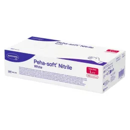 PEHA-SOFT nitril beyaz Unt.Hands.unsteril pf L, 100 St