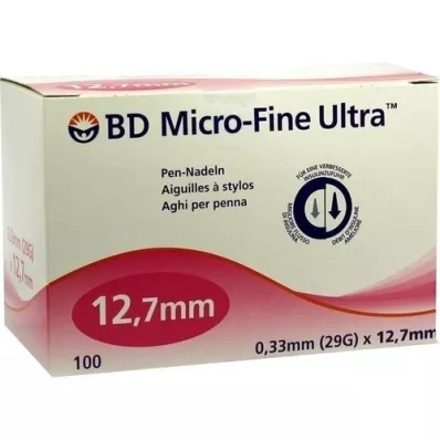 BD MICRO-FINE ULTRA Kalem iğneleri 0,33x12,7 mm, 100 adet