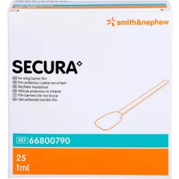 SECURA Tahriş edici olmayan cilt koruma aplikatörü, 25X1 ml