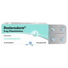 DESLORADERM 5 mg film kaplı tabletler, 20 adet