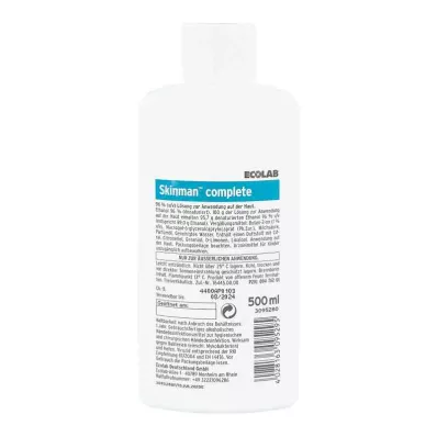 SKINMAN komple el dezenfektanı dispenser şişesi, 500 ml