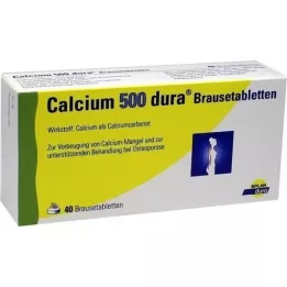 CALCIUM 500 dura efervesan tablet, 40 adet