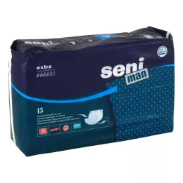 SENI Erkek inkontinans pedi ekstra, 15 adet