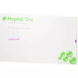 MEPITEL Bir adet 17x25 cm silikon file bandaj, 5 adet