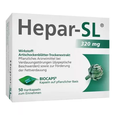 Hepar-SL® 320 mg sert kapsül, 50 adet
