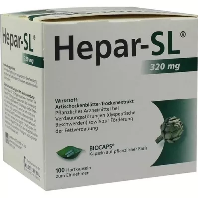 HEPAR-SL 320 mg sert kapsül, 100 adet