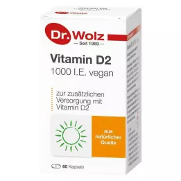 VITAMIN D2 1000 I.U. vegan kapsül, 60 adet