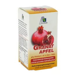 GRANATAPFEL 500 mg artı Vit.C+B12+Çinko+Selenyum Kapsül, 60 Kapsül