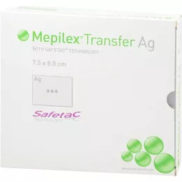 MEPILEX Transfer Ag köpük sargı 7,5x8,5 cm steril, 10 adet