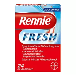 Rennie Fresh çiğneme tabletleri, 24 adet
