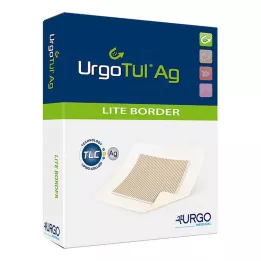 URGOTÜL Ag Lite Border 8x8 cm bandaj, 10 adet