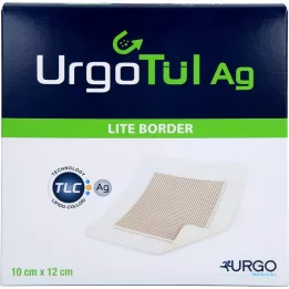 URGOTÜL Ag Lite Border 10x12 cm bandaj, 10 adet