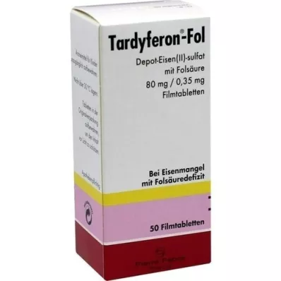 TARDYFERON-Fol Depot-Eisen(II)-sul.m.Fols.Filmtab., 50 adet