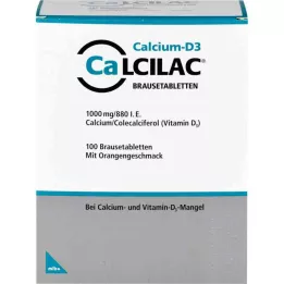 CALCILAC Efervesan tabletler, 100 adet