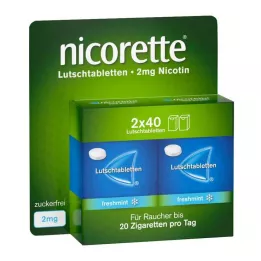 NICORETTE freshmint 2 mg pastil preslenmiş, 80 adet