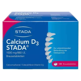 CALCIUM D3 STADA 1000 mg/880 I.U. efervesan tablet, 120 adet
