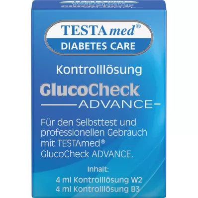 TESTAMED GlucoCheck Advance kontrol çözeltisi, 4 ml