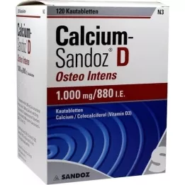 CALCIUM SANDOZ D Osteo intens Çiğneme Tabletleri, 120 Kapsül