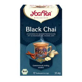 YOGI TEA Siyah Chai organik filtre torbası, 17X2,2 g