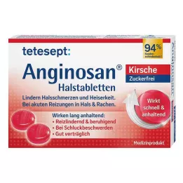 TETESEPT Anginosan boğaz tabletleri şekersiz vişne, 20 adet