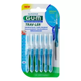 GUM TRAV-LER 1,6 mm köknar mavisi interdental + 6 kapak, 6 adet