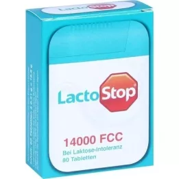 LACTOSTOP 14.000 FCC Tablet dağıtıcı, 80 adet