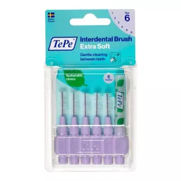 Tepe arayüz fırçası x-soft 1.1mm, 6 adet