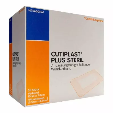 Cutiplast Plus steril 7,8x10 cm bandaj, 55 adet