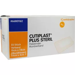 Cutiplast Plus steril 7,8x15 cm bandaj, 55 adet