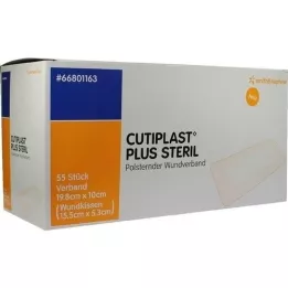 CUTIPLAST Artı steril 10x19,8 cm sargı, 55 adet