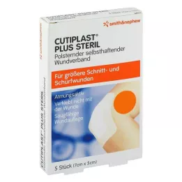CUTIPLAST Artı steril 5x7 cm pansuman, 5 adet