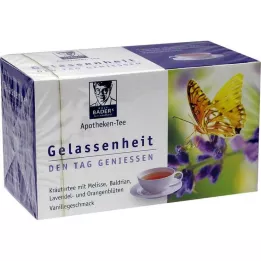 BADERS Apotheken Tee Gelassenheit filtre torbaları, 20 adet