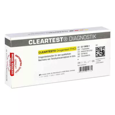 Cleartest uyuşturucu testi THC test şeritleri, 1 adet Cleartest uyuşturucu testi THC test şeritleri, 1 adet