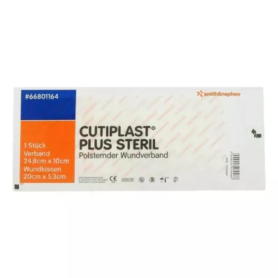 Cutiplast Plus steril 10x24,8 cm bandaj, 1 adet Cutiplast Plus steril 10x24,8 cm bandaj, 1 adet